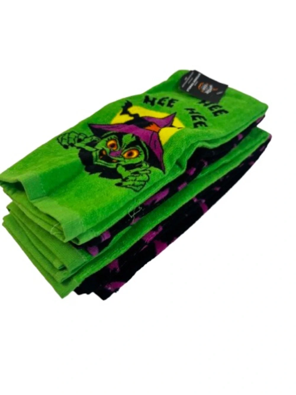 Witch Bat Hand Kitchen  FOUR Towel Set